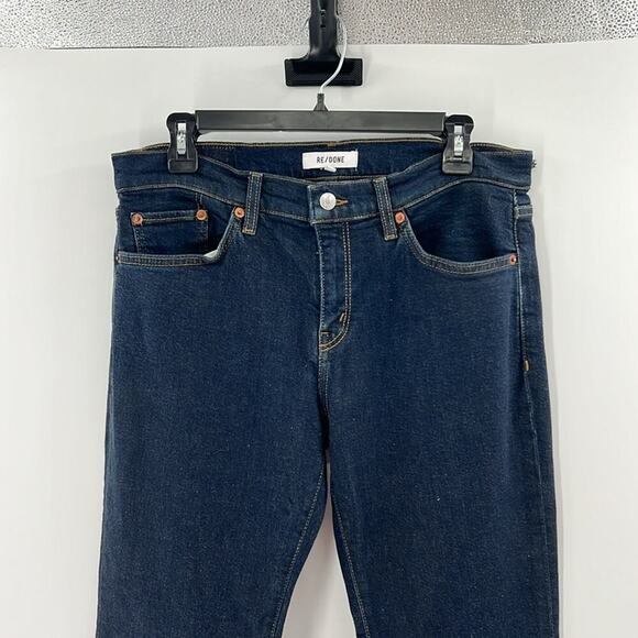 Re/Done Women's Midrise Baby Boot Jeans - Tinty Rinse - 29 - NWT - Picture 2 of 8